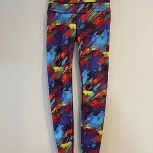 Athleta Colorburst Sonar leggings